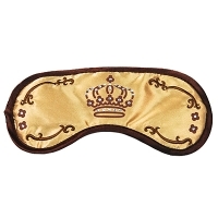 Маска для сна "Crown", цвет: коричневый артикул 12164b.