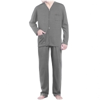Пижама мужская "Cotton Words" Размер: 48, цвет: Grigio Melange Scuro (серый) 6543 артикул 12180b.